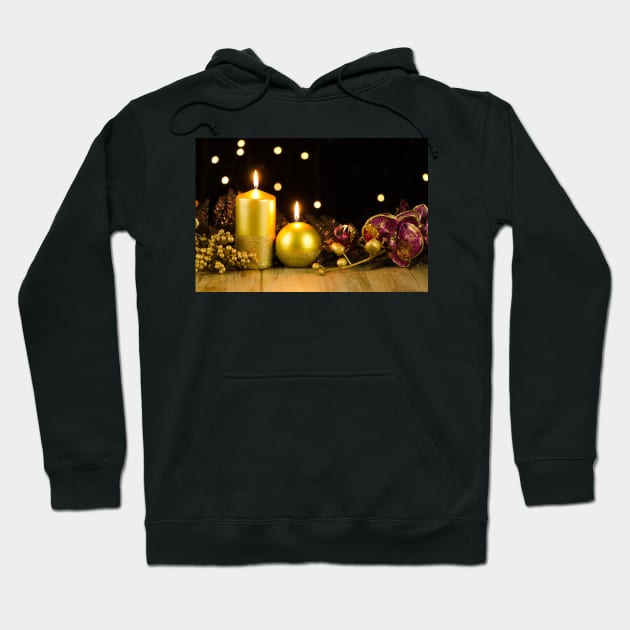 Christmas candles Hoodie by homydesign